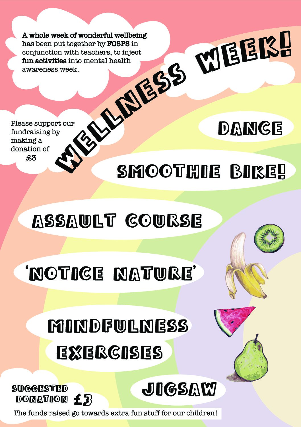 Wellness Week  – Monday 10th through to Friday 14th May 2021