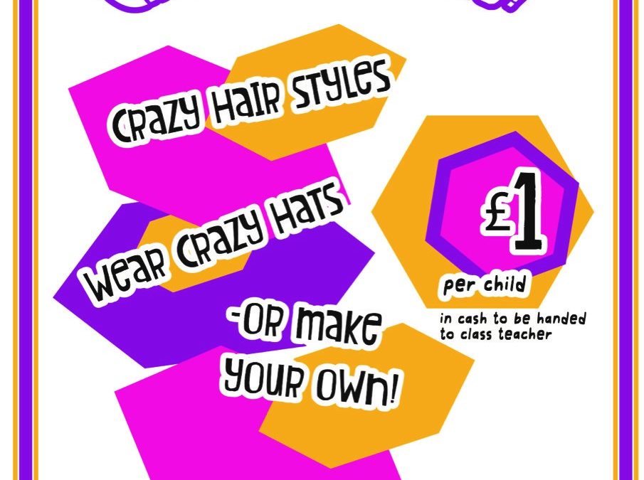 Crazy Hair Day – Friday 15th October 2021