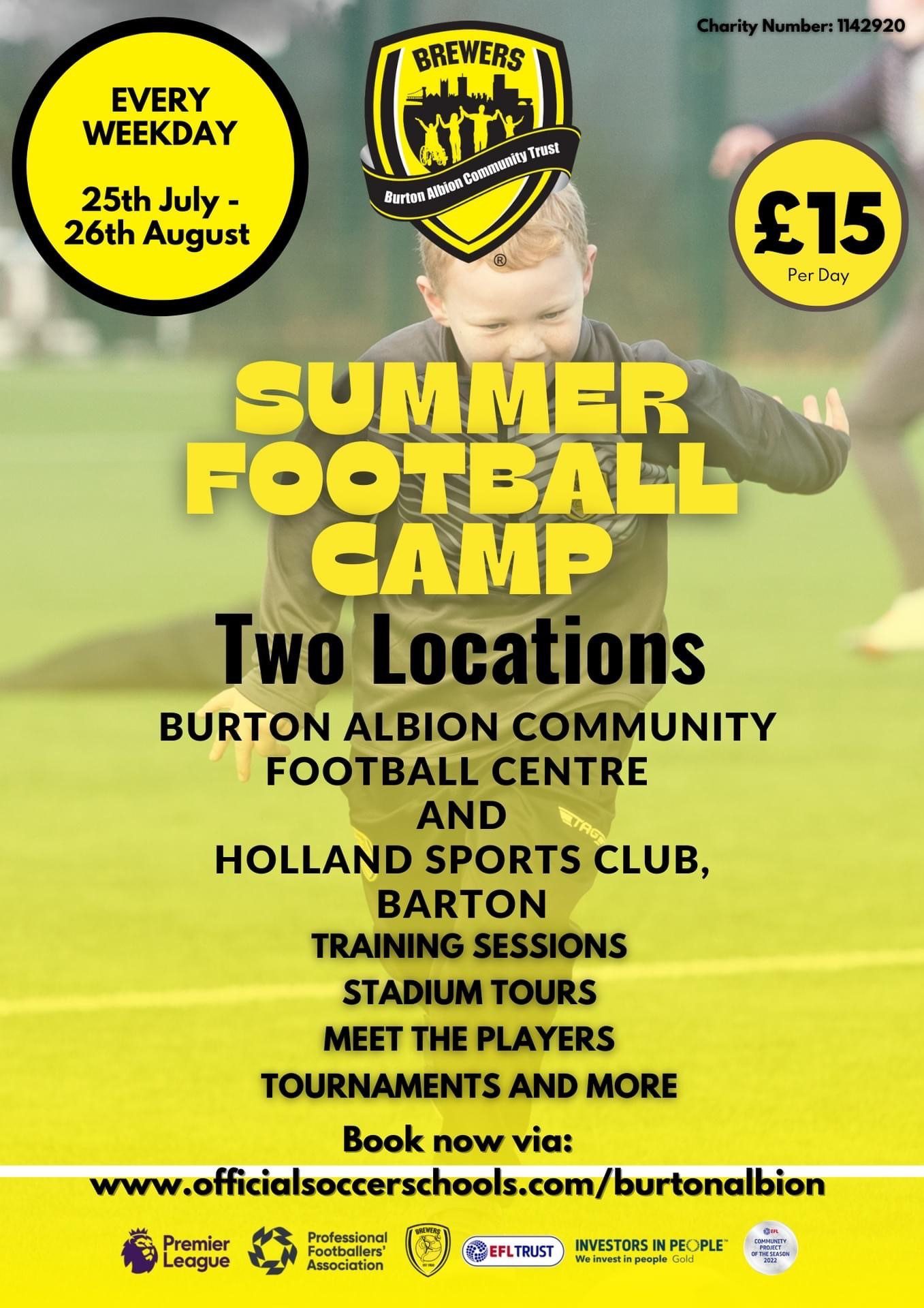 Summer Football Camp St Peter's Yoxall C of E Primary School