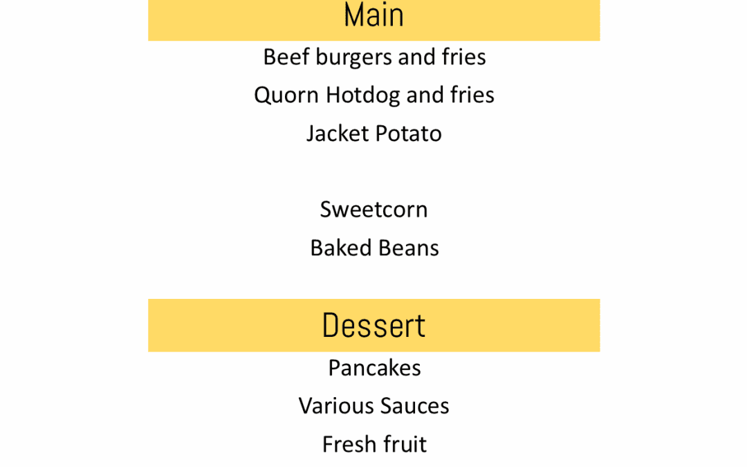 Mellors – Pancake Day Menu 7th February 2024