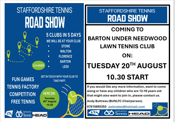 Staffordshire Tennis